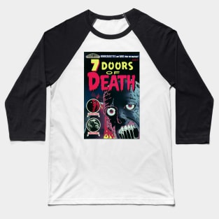 7 Doors of Death VHS box cover v1 Baseball T-Shirt